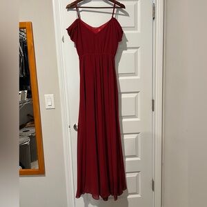 Ceremony by Joanna August Dress, Burgandy, Size Small